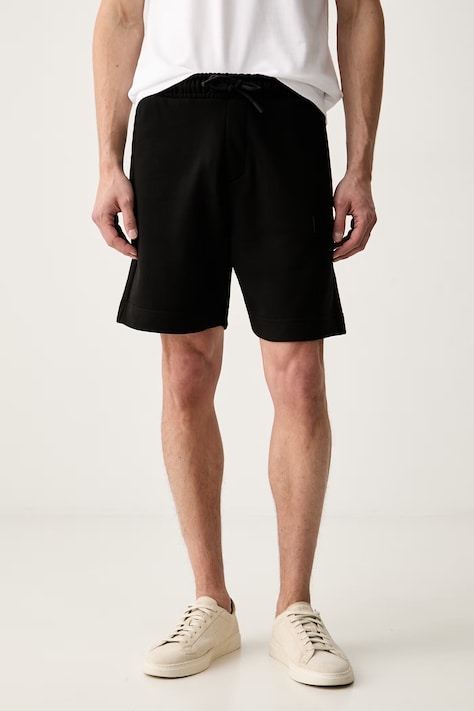 BOSS Green szorty dresowe męskie z bawełną JT_Shorts czarne regular waist 50564105