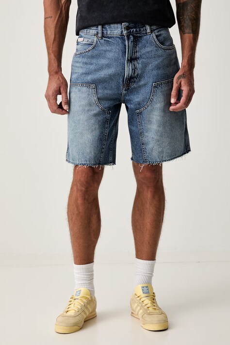 Calvin Klein Jeans carpenter kratke hlače za muškarce traper plave spušteni struk LV04RG707G