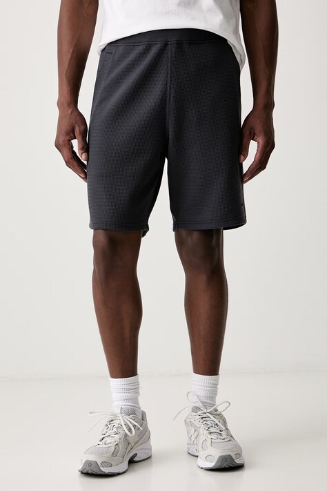 G-Star teplákové šortky pánske Structured jersey sivé regular waist D29112-E383