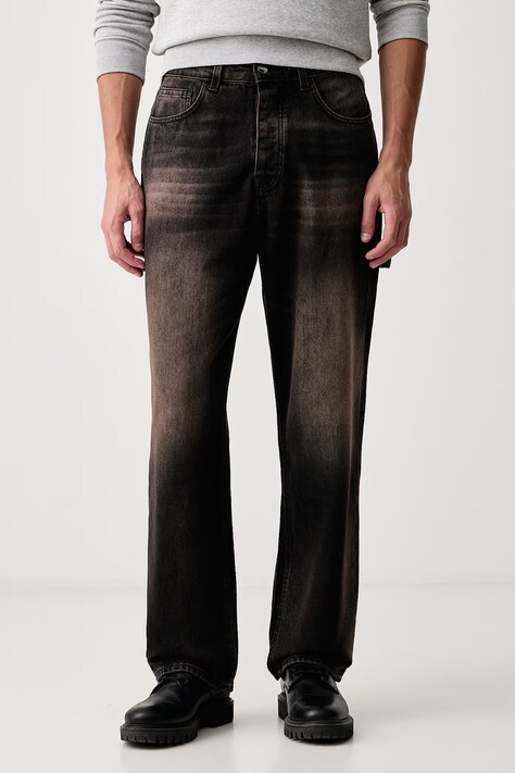 Barrow Jeansy relaxed fit brązowe F6BWUADP101