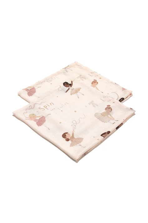 La Millou Mušlinska pelena od viskoze BALLERINE 2-pack bež 152046
