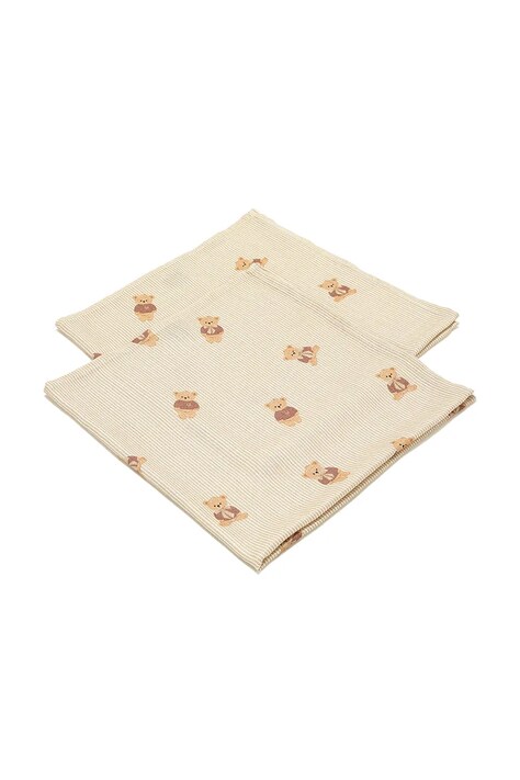La Millou Mušlinska pelena BABY BEAR 2-pack bež 153502
