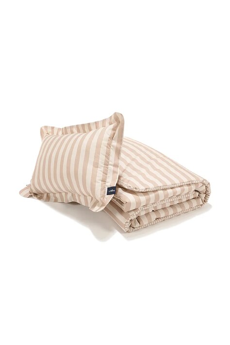La Millou Komplet pościeli dziecięcy STRIPES BEIGE beżowy 155139