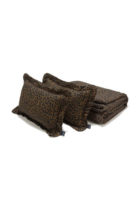 La Millou Komplet pościeli dziecięcy LEOPARD CHOCO brązowy 152006