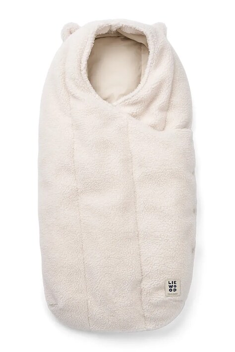 Liewood Sacco a pelo per neonati Orion Pile Sleeping Bag beige LW21202