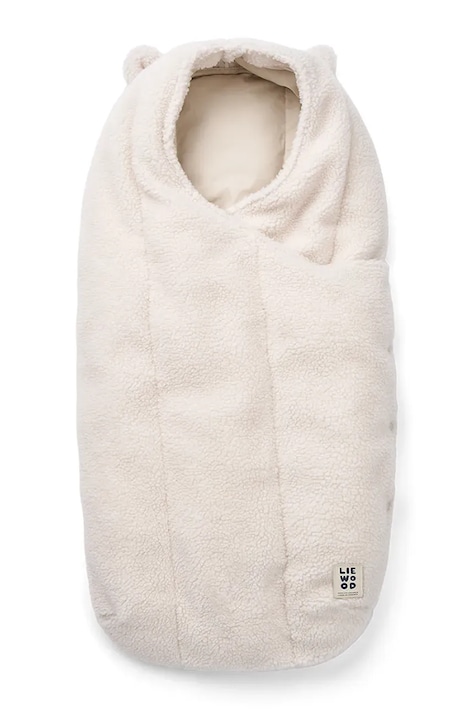 Liewood Sacco a pelo per neonati Orion Pile Sleeping Bag beige LW21202