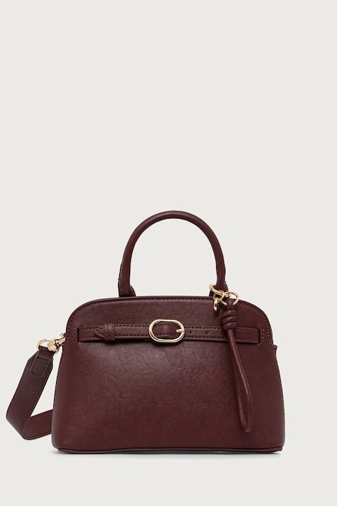 United Colors of Benetton Crossbody kabelka dámska z imitácie kože burgundská 6PPNVY03R