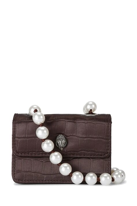 Kurt Geiger London Torebka crossbody damska KENSINGTON brązowa 6081531689