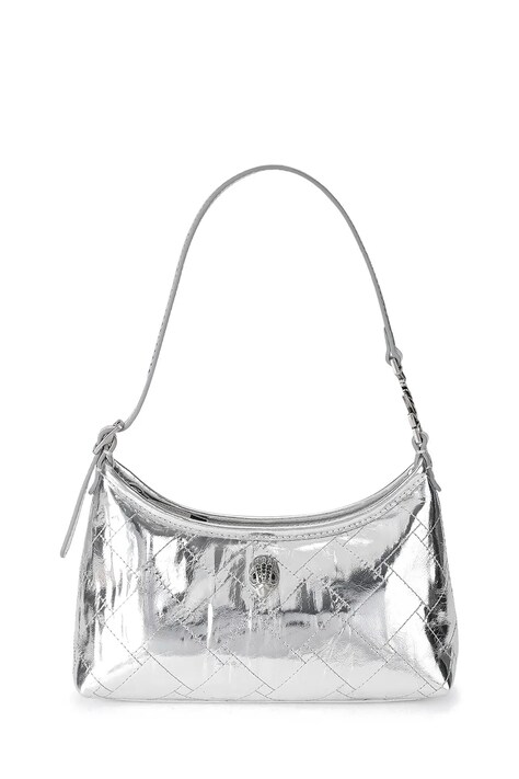 Kurt Geiger London Torebka damska skórzana Kurt Sling srebrna 5586663019