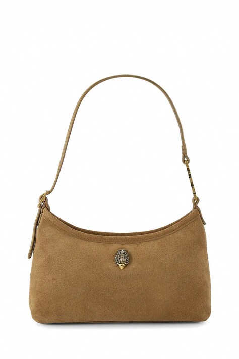 Kurt Geiger London Torebka damska zamszowa Kurt Sling brązowa 5586633209
