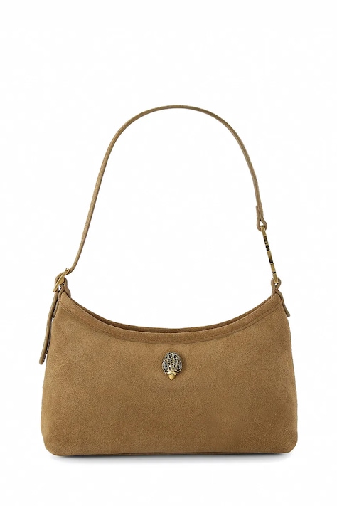 Kurt Geiger London Torebka damska zamszowa Kurt Sling brązowa 5586633209
