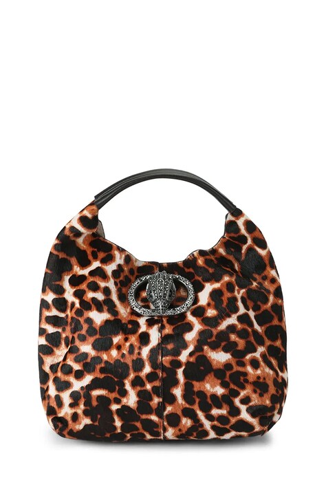 Kurt Geiger London Torebka hobo damska skórzana Chelsea beżowa 6063846189