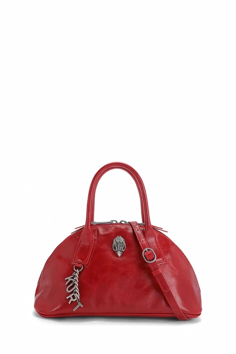 Kurt Geiger London Torebka crossbody damska skórzana Sloane czerwona 6056250319