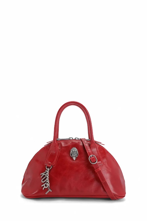 Kurt Geiger London Torebka crossbody damska skórzana Sloane czerwona 6056250319