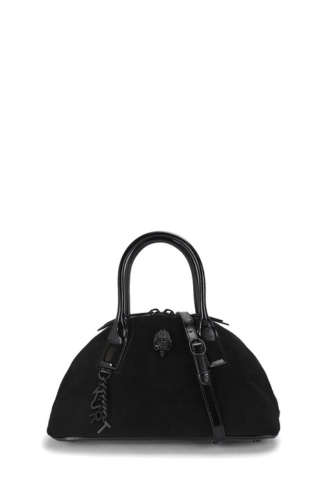 Kurt Geiger London Torebka damska zamszowa Sloane czarna 6056200219