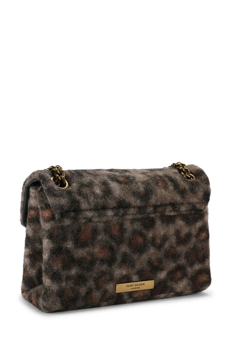 Kurt Geiger London Torebka crossbody damska KENSINGTON brązowa 5019639999