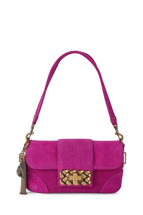 Kurt Geiger London Torebka tote damska zamszowa Marylebone różowa 6076152029