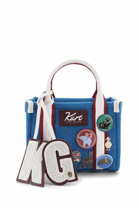 Kurt Geiger London Torebka crossbody damska niebieska 6061280609