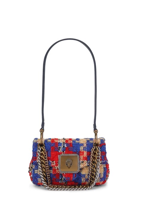 Kurt Geiger London Torebka crossbody damska skórzana Pimlico czerwona 6053259609