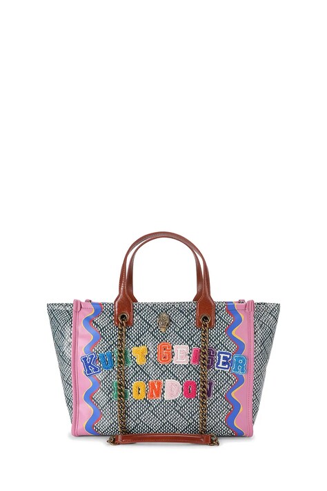 Kurt Geiger London Torebka shopper damska z bawełną multicolor 5023399339