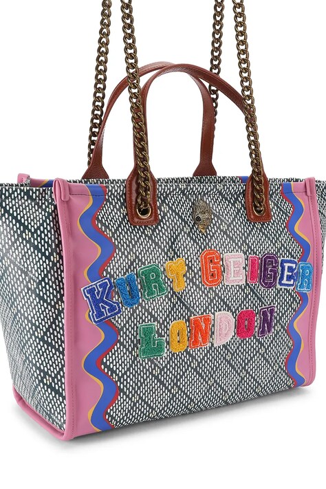 Kurt Geiger London Torebka shopper damska z bawełną multicolor 5023399339