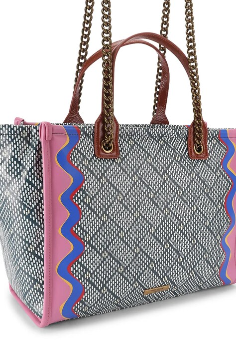 Kurt Geiger London Torebka shopper damska z bawełną multicolor 5023399339