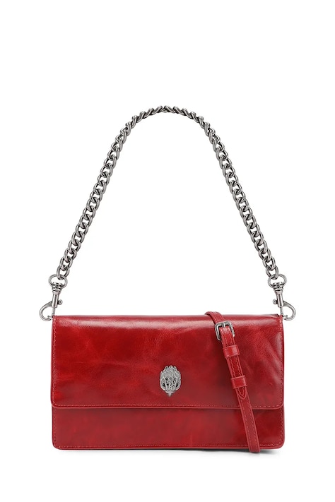Kurt Geiger London Torebka crossbody damska skórzana Sloane czerwona 5832750319