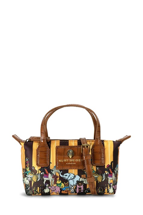 Kurt Geiger London Torebka crossbody damska Sloane brązowa 6063539229
