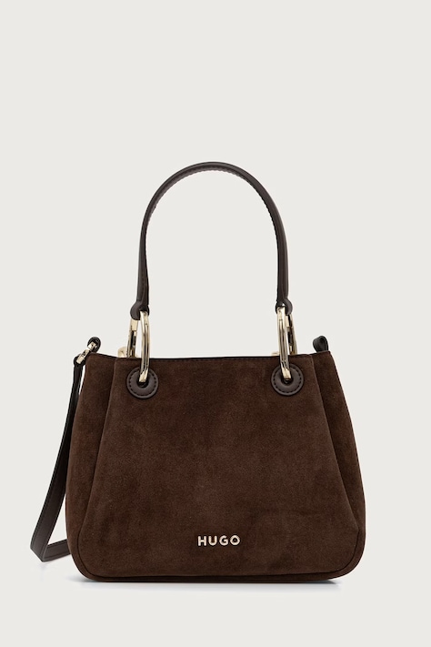 HUGO Torebka crossbody damska Orin 2.0 S_Tote Mini brązowa 50568035