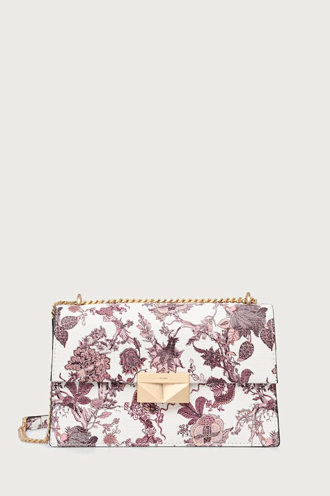 Aldo Torebka crossbody damska z imitacji skóry MELI biała 14540628