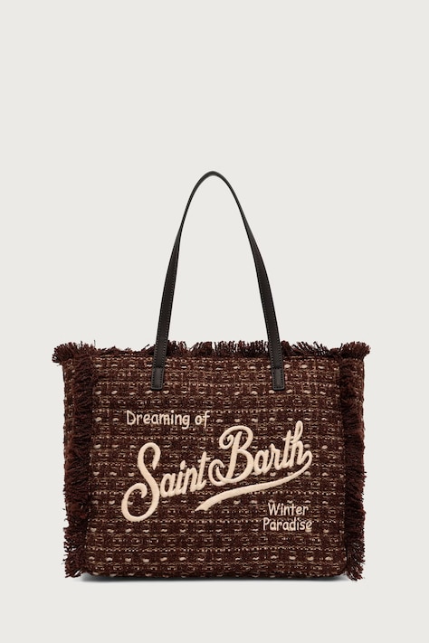MC2 Saint Barth Torebka shopper damska brązowa VANI052