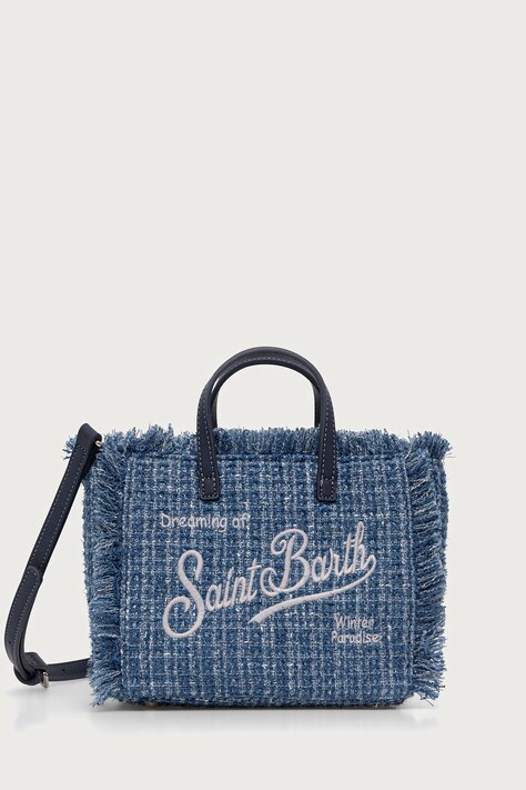 MC2 Saint Barth Torebka crossbody damska niebieska VAMI032