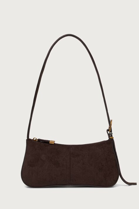 Steve Madden Torebka hobo damska z imitacji zamszu Btanzie brązowa SM13002294