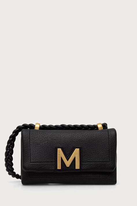 Lola Casademunt Torebka crossbody damska z imitacji skóry czarna MF2604015