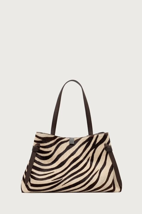 Yuzefi Torebka tote damska skórzana GYOZA TOTE brązowa YUZPF26-HB-GZT-L076