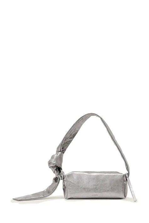 AllSaints Torebka damska skórzana EFFIE srebrna W528XF