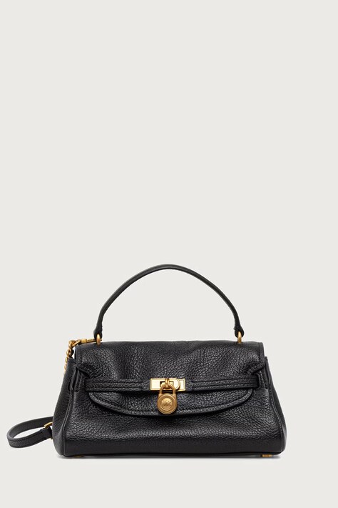 MICHAEL Michael Kors Torebka crossbody damska skórzana HAMILTON MODERNE czarna 32F6ANXC0E
