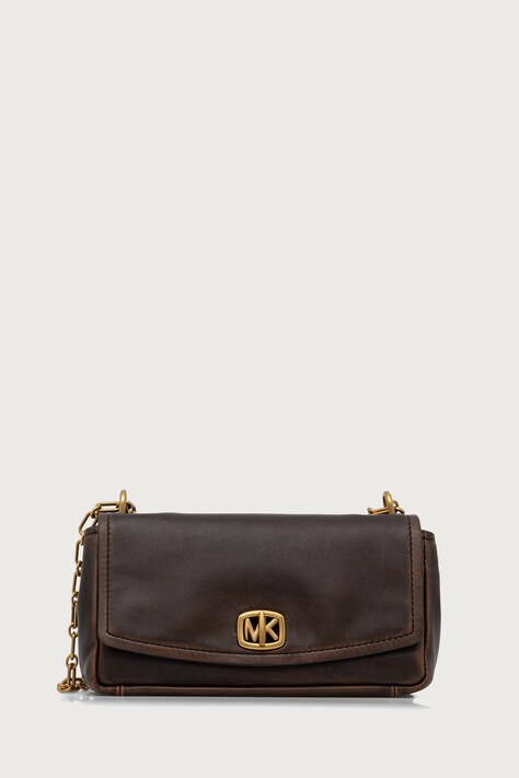 MICHAEL Michael Kors Torebka crossbody damska skórzana BRYANT brązowa 30F6AYTL5T