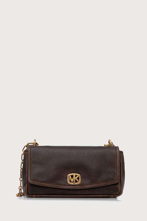 MICHAEL Michael Kors Torebka crossbody damska skórzana BRYANT brązowa 30F6AYTL5T