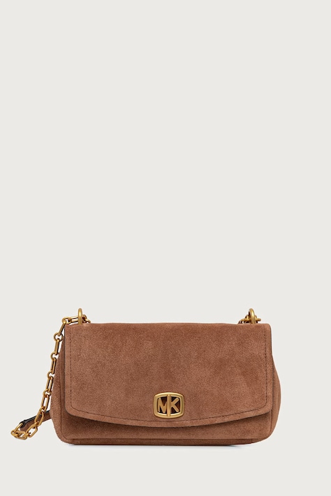MICHAEL Michael Kors Torebka damska zamszowa BRYANT brązowa 30F6AYTL5S