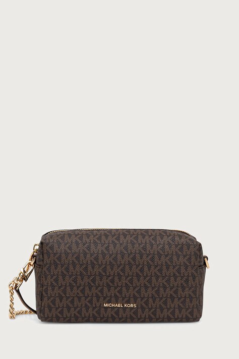 MICHAEL Michael Kors Torebka crossbody damska z imitacji skóry BRYANT brązowa 32F6GYTC1B