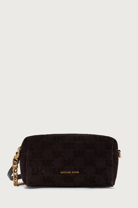 MICHAEL Michael Kors Torebka crossbody damska zamszowa BRYANT brązowa 32F6AYTS5S