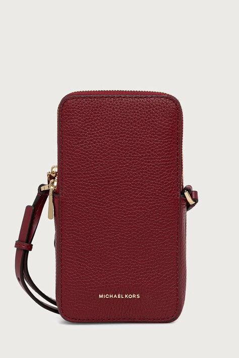 MICHAEL Michael Kors Crossbody torba za žene od kože crvena 32F6GJ6C5L