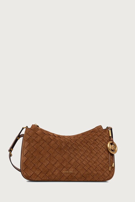 MICHAEL Michael Kors Torebka damska zamszowa NOLITA brązowa 30F6AY5L2L