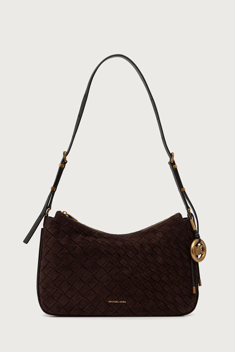MICHAEL Michael Kors Torebka damska zamszowa NOLITA brązowa 30F6AY5L2L