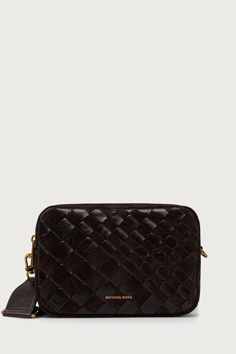 MICHAEL Michael Kors Torebka crossbody damska zamszowa BRYANT brązowa 32F6AYTC6S