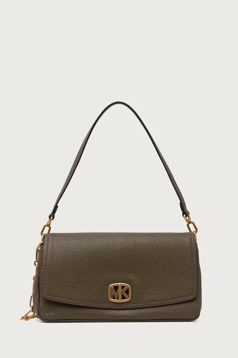 MICHAEL Michael Kors Torebka shopper damska skórzana BRYANT zielona 30F6AYTL7E