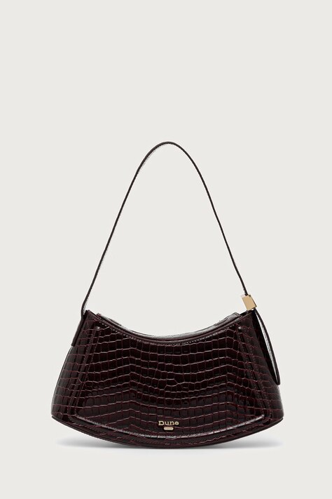 Dune London Torebka crossbody damska DEPENDENT bordowa 0022511200015932