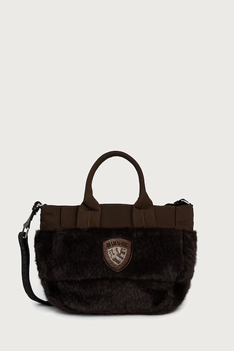 Blauer Torebka crossbody damska brązowa F6QUARTXS02