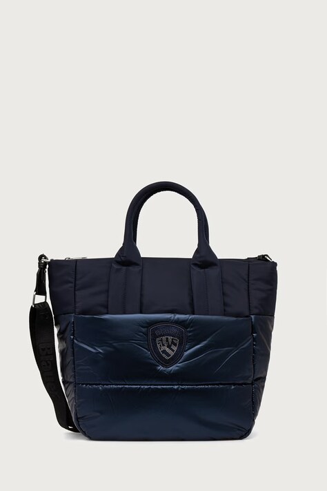 Blauer Torebka shopper damska granatowa F6QUARTXL01